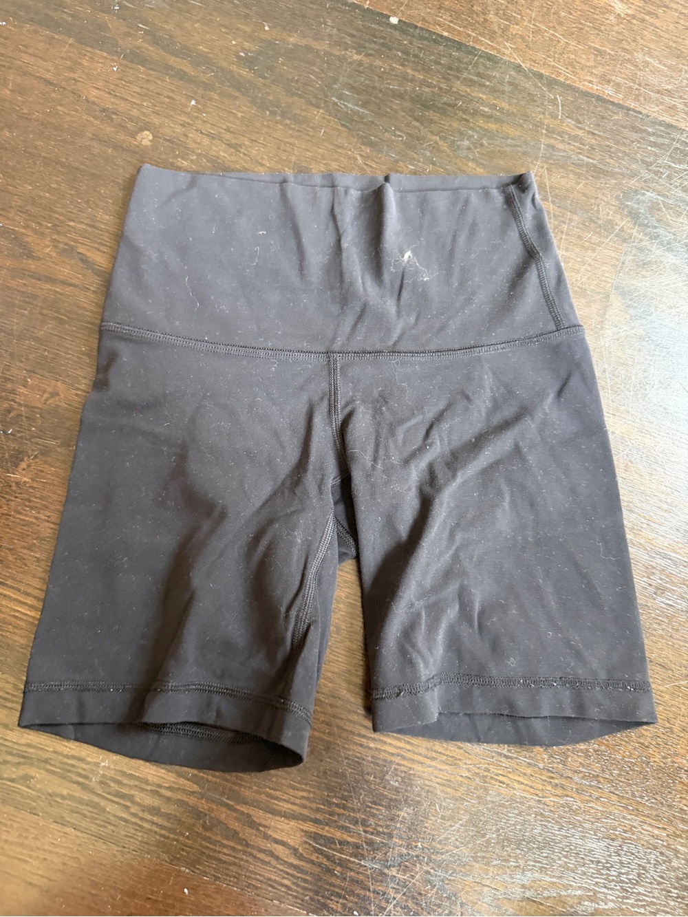 TNA Black High-Waist Bike Shorts